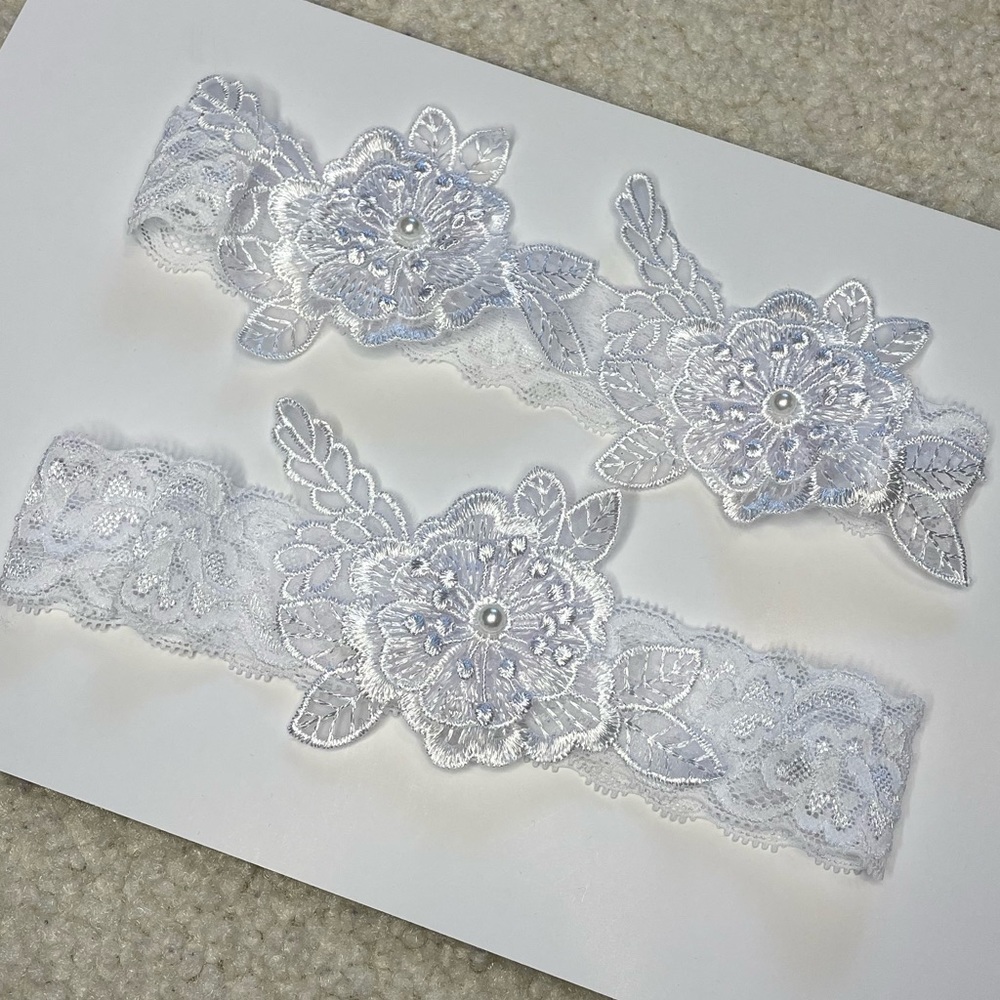 Bridal Double Garter Set
